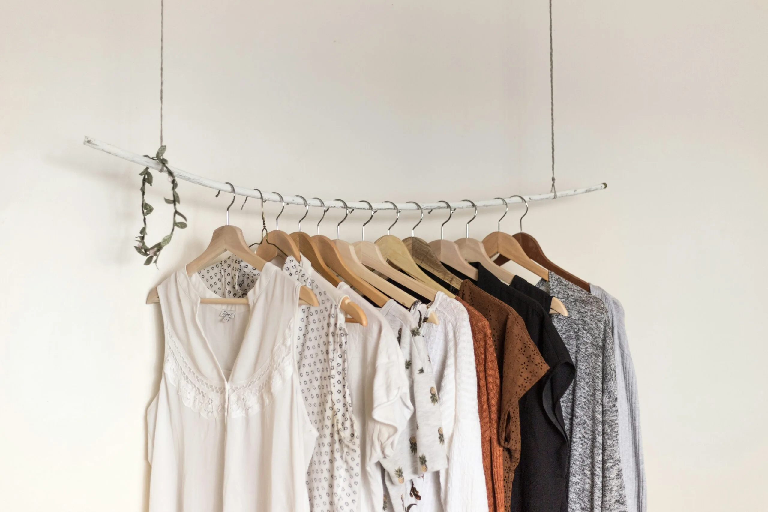 Budget-friendly sustainable fashion wardrobe with eco-friendly clothing choices.