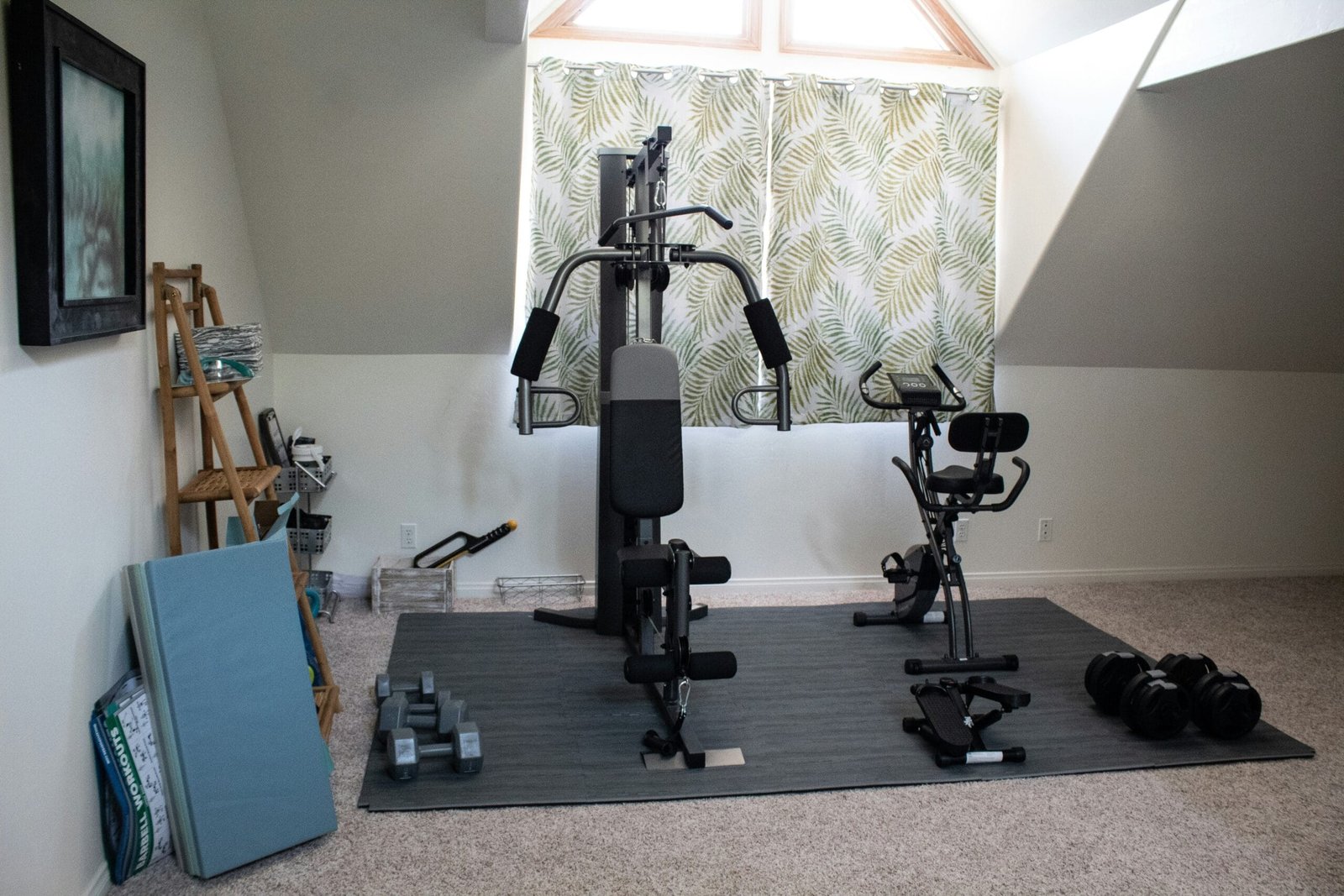 Budget-friendly home gym setup with affordable fitness equipment under $100